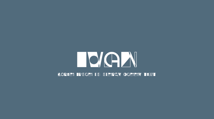 Ivan Font Family