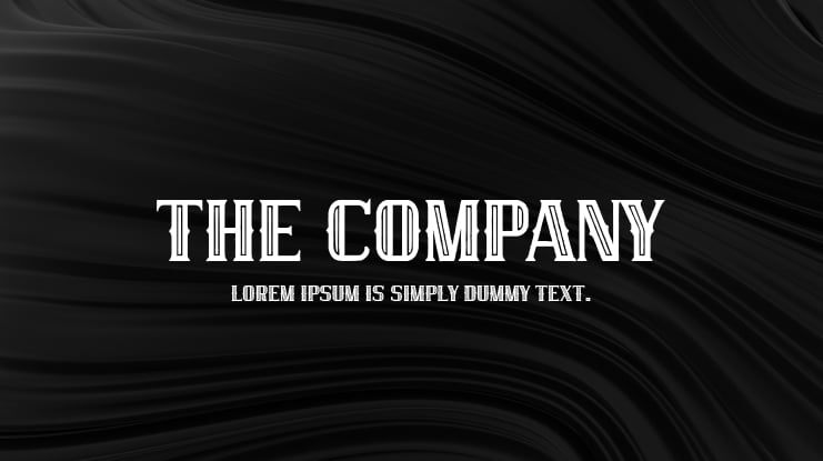 The Company Font