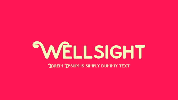 Wellsight Font