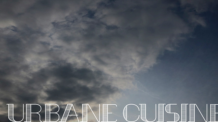 Urbane Cuisine Font