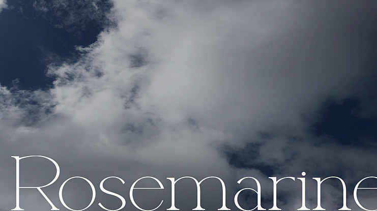 Rosemarine Font