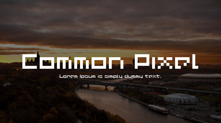 Common Pixel Font