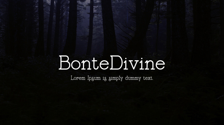 BonteDivine Font