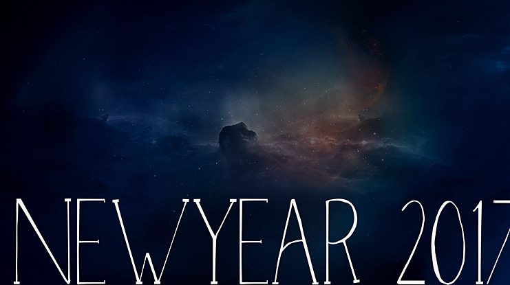 NewYear 2017 Font