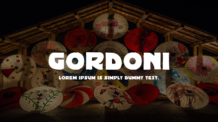 Gordoni Font