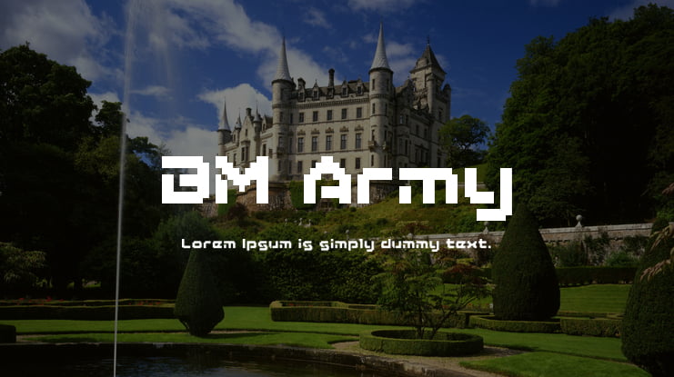 BM Army Font