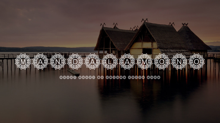 Mandala_Mono Font