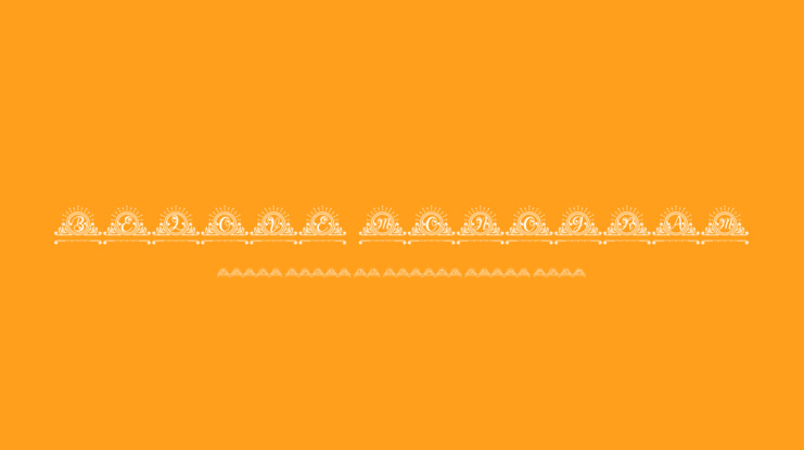 Belove Monogram Font