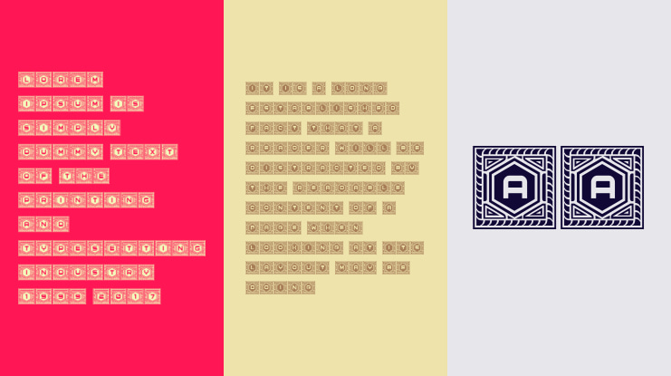 Hexagonas Font Family