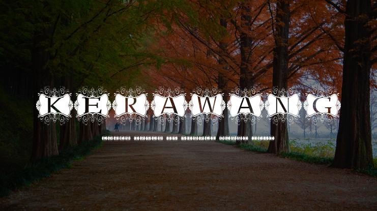 Kerawang Font