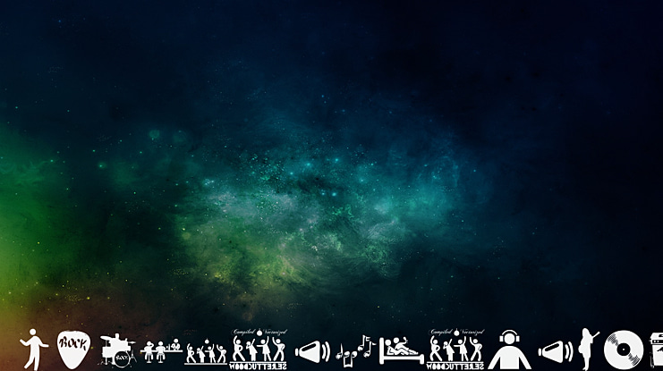 Music and Party Font