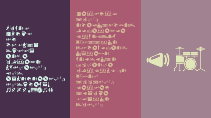 Music and Party Font