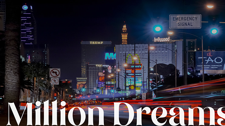 Million Dreams Font