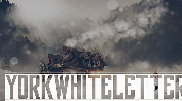 yorkwhiteletter Font