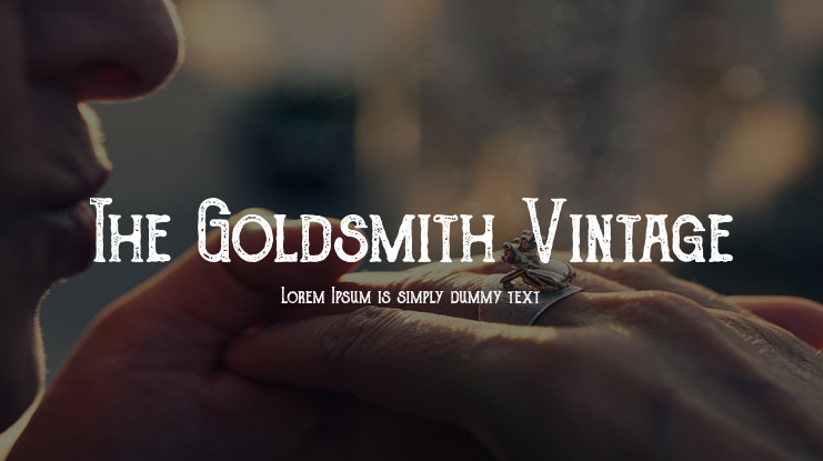 The Goldsmith Vintage Font