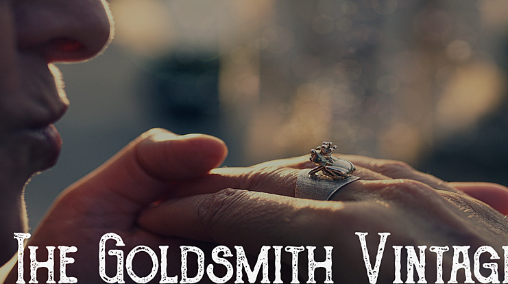 The Goldsmith Vintage Font