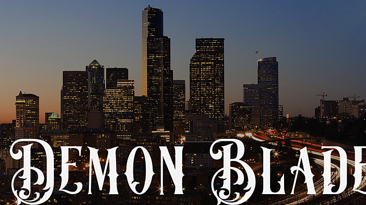 Demon Blade Font