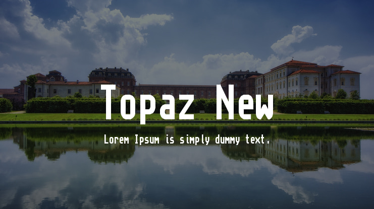 Topaz New Font