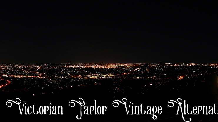 Victorian Parlor Vintage Alternate Font