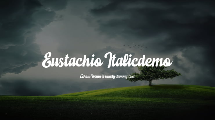 Eustachio Italicdemo Font Family
