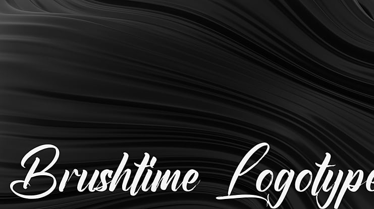Brushtime Logotype Font