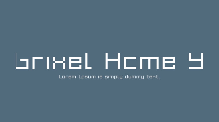 Grixel Acme 9 Font Family