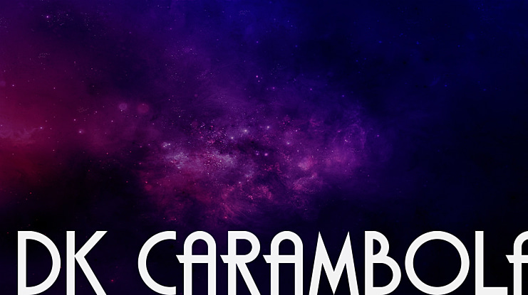 DK Carambola Font