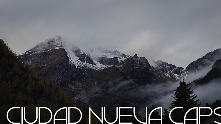 Ciudad Nueva CAPS Font Family