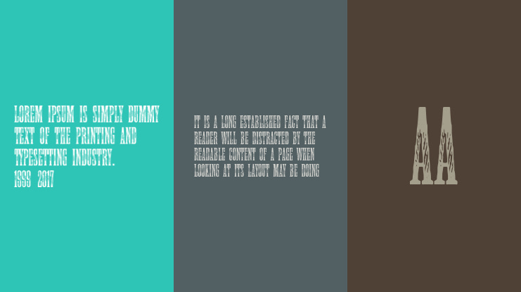 Bourbon whiskey Font