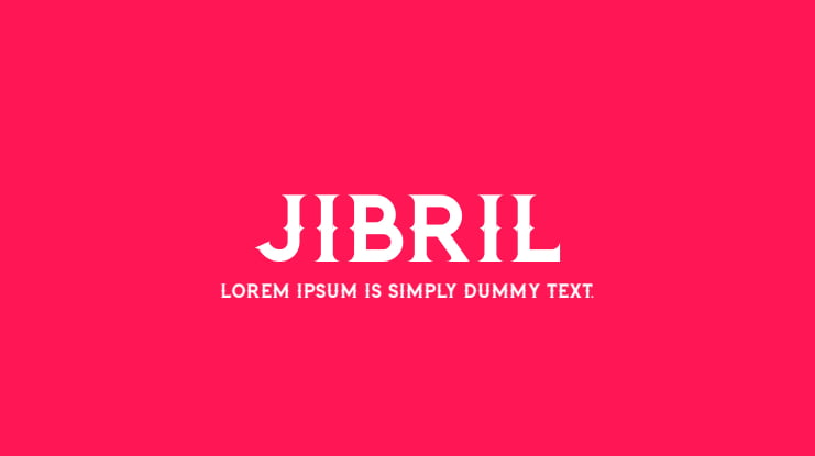 Jibril Font
