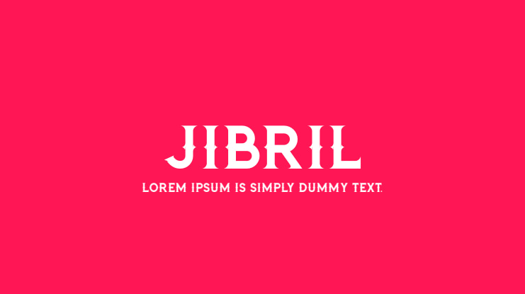 Jibril Font
