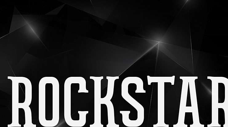 rockstar Font Family