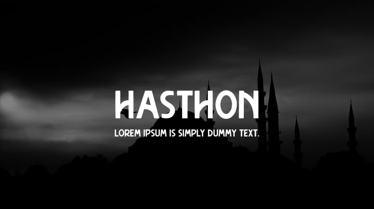 Hasthon Font