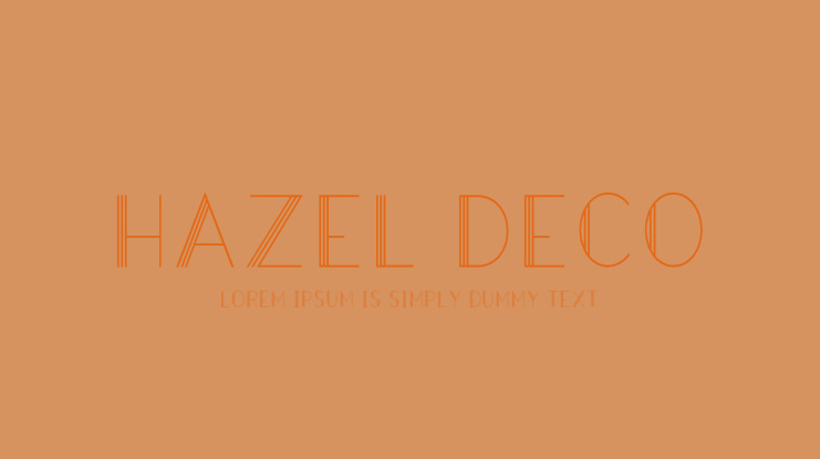 Hazel Deco Font
