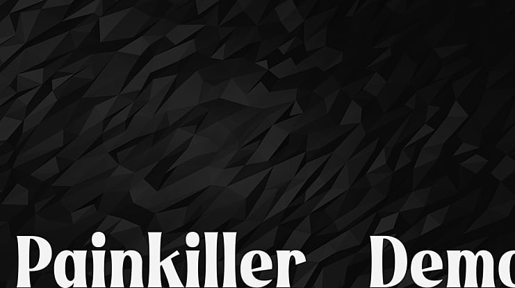 Painkiller - Demo Font