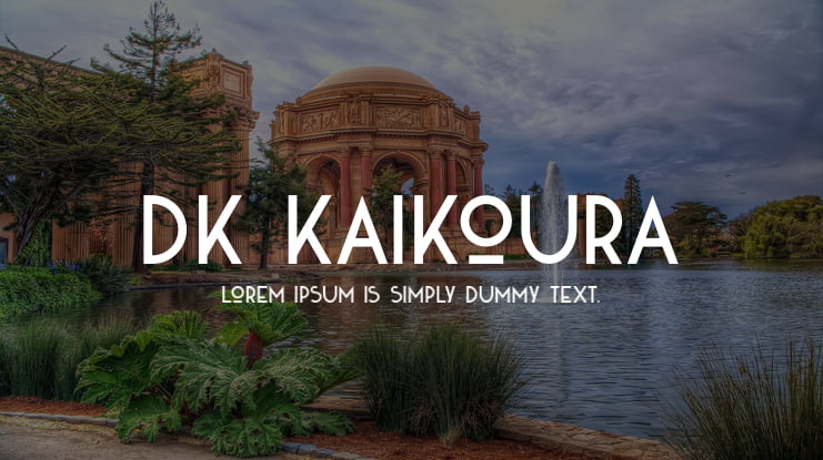 DK Kaikoura Font