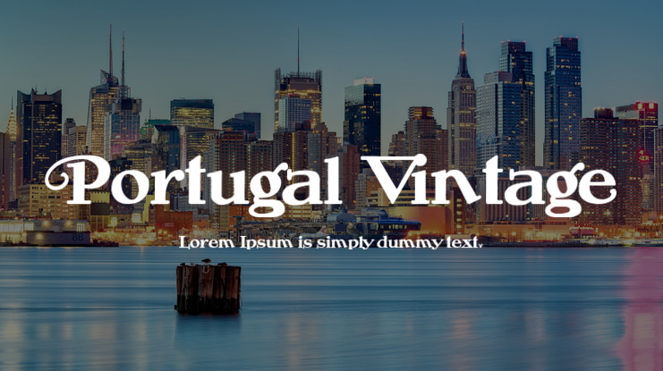 Portugal Vintage Font