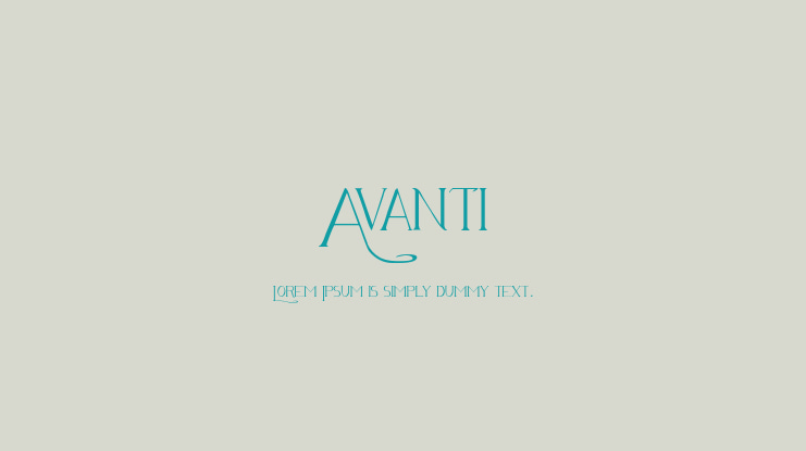 Avanti Font
