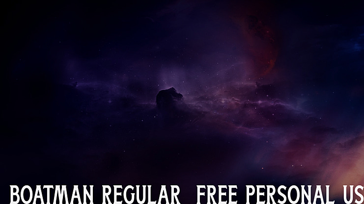 Boatman  (Free Personal Use) Font