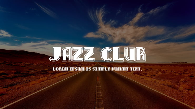 Jazz Club Font