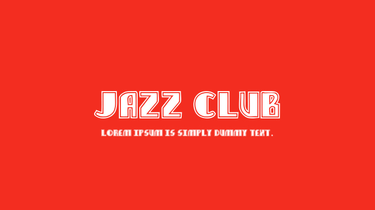 Jazz Club Font