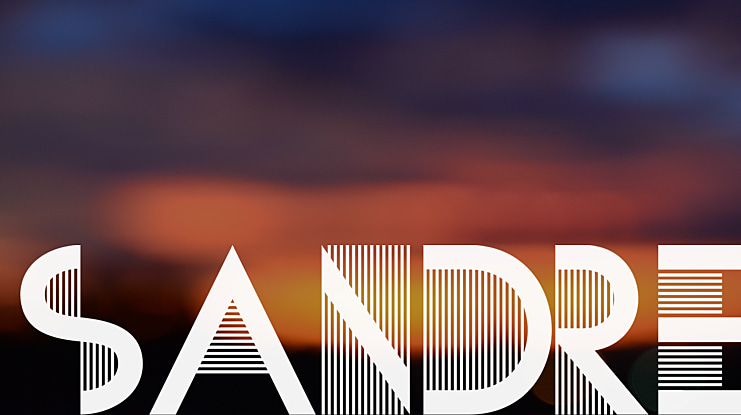 SANDRE Font