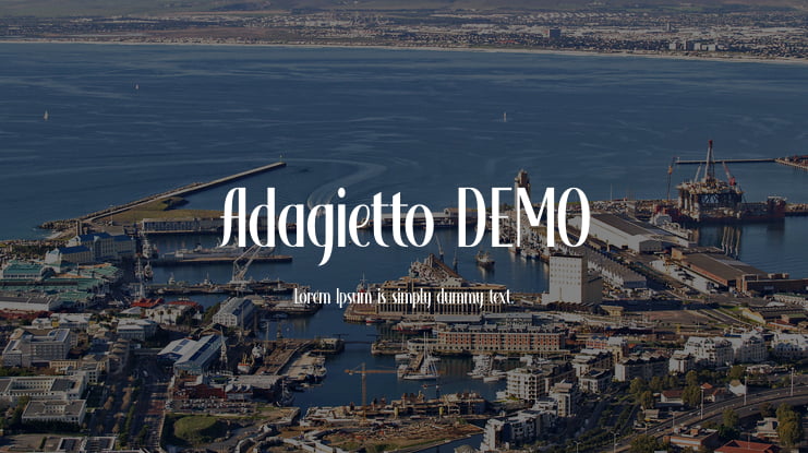 Adagietto DEMO Font