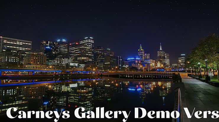 Carneys Gallery Demo Version Font