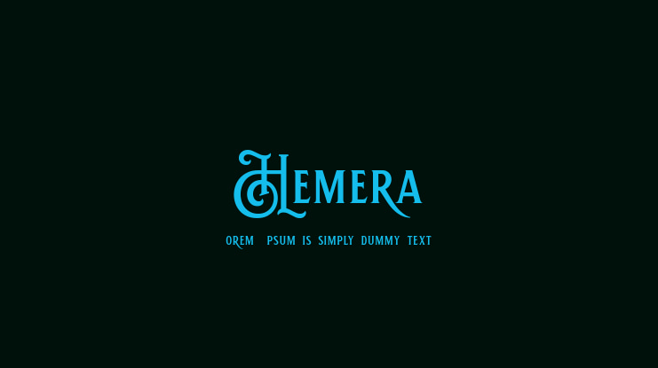 Hemera II DEMO Font