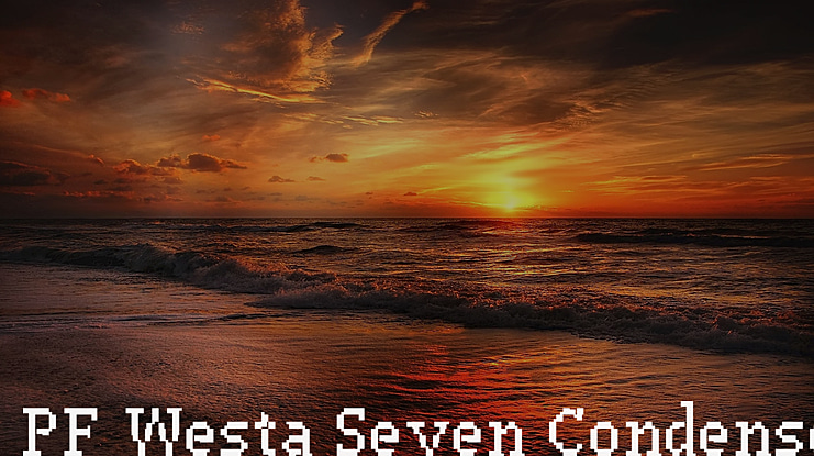 PF Westa Seven Font Family