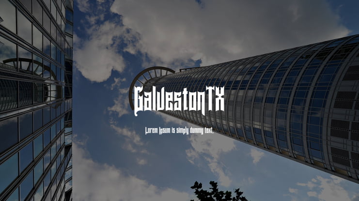 GalvestonTX Font
