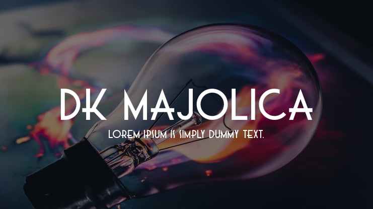 DK Majolica Font