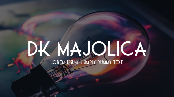 DK Majolica Font