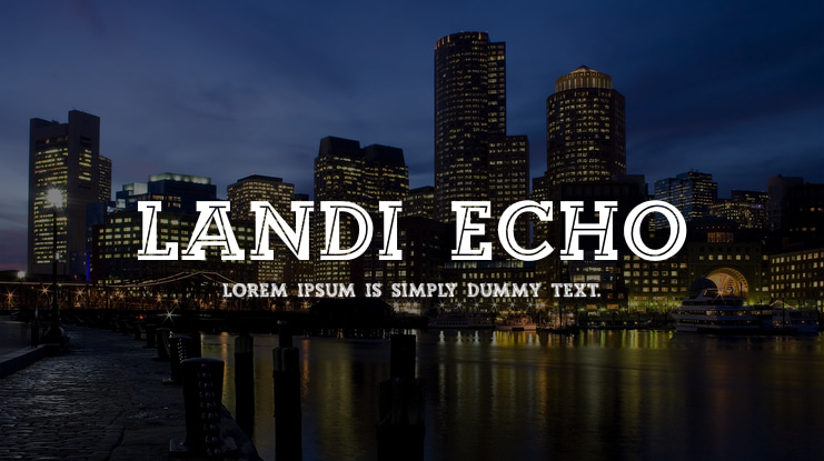 Landi_Echo Font